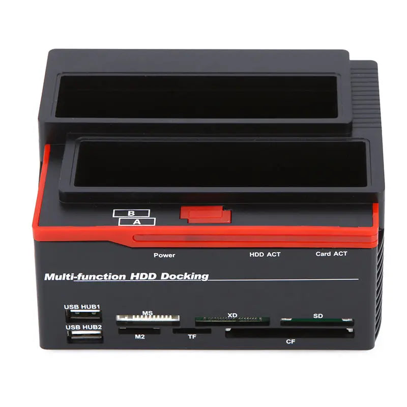 Multifunction 2.5/3.5" SATA IDE HDD Docking Station Clone USB 2.0 HUB