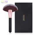 Docolor 1Pcs Soft Large Fan Makeup Brush Foundation Blusher Powder Highlighter Powder Brushes Cosmetic Professional Women Face