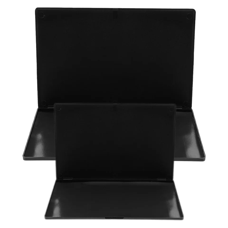 2 Pcs Large Magnetic Eyeshadow Palette Empty Makeup Tray ganizer For Travel Portable Refillable Palette Makeup Storage