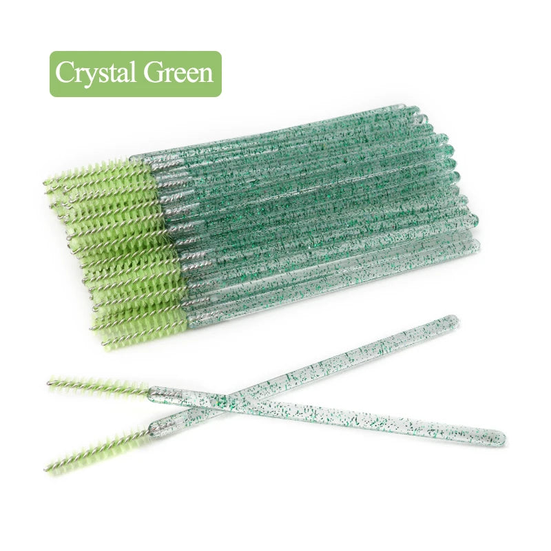 NATUHANA 50/100pcs Disposable Mascara Wands Eyelash Spoolies Brushes Micro Lash Extension Tool Makeup  Beauty Cosmetic Supply