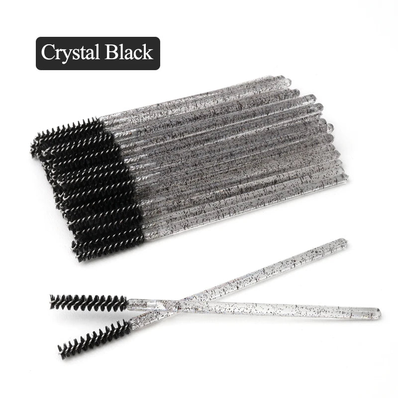 NATUHANA 50/100pcs Disposable Mascara Wands Eyelash Spoolies Brushes Micro Lash Extension Tool Makeup  Beauty Cosmetic Supply