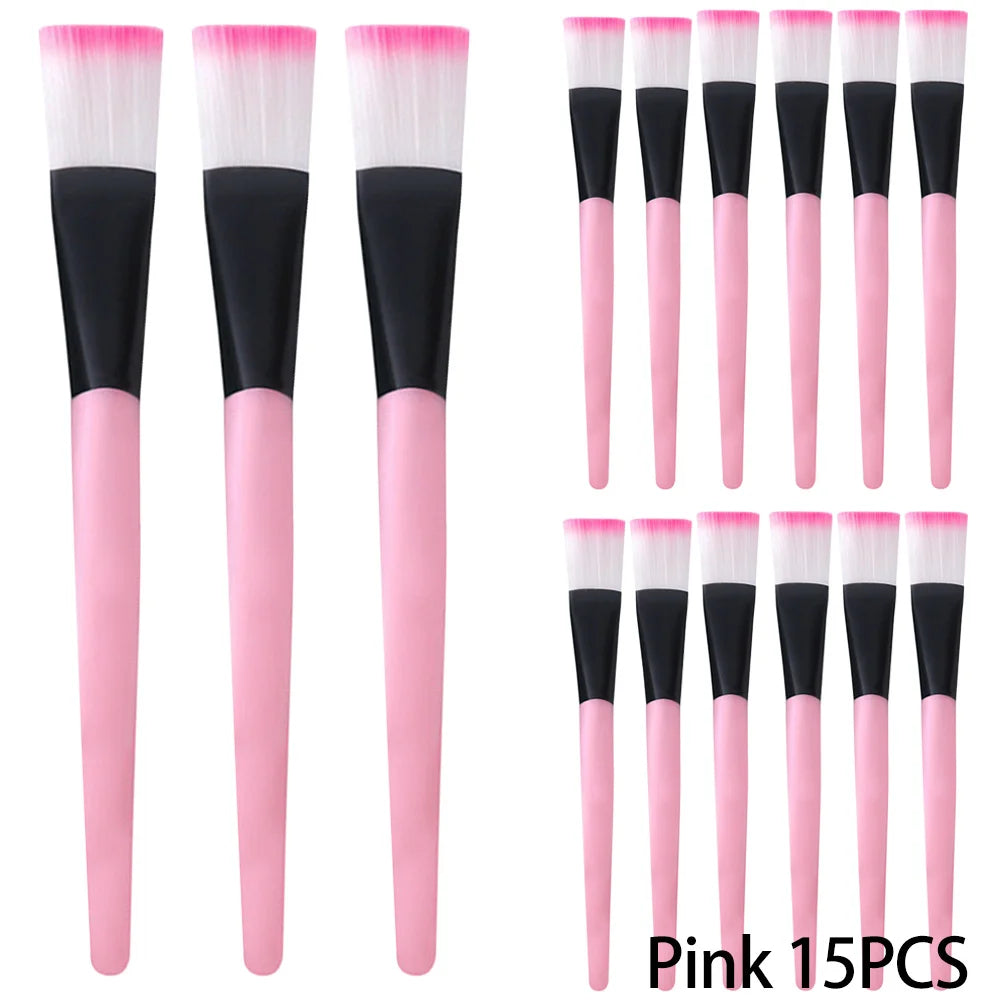 10PCS Facial Fan Mask Brushes Face Mask Applicator Tool Makeup Brushes For Esthetician Women DIY Facial Mask Cosmetic Tools