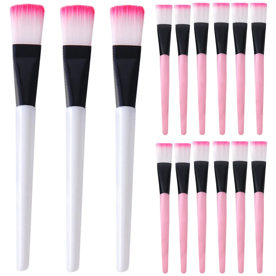 10PCS Facial Fan Mask Brushes Face Mask Applicator Tool Makeup Brushes For Esthetician Women DIY Facial Mask Cosmetic Tools