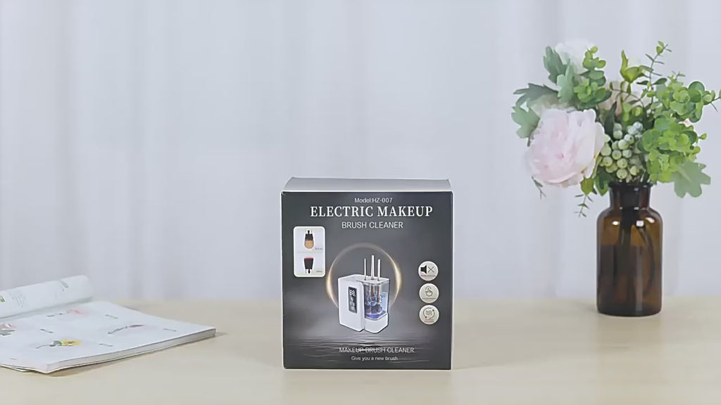 5 IN 1 Electric Makeup Brush Cleaner Machine With Makeup Brush Dryer Mulitfunctional Automatic Cosmetic Brushes Cleaner Tool