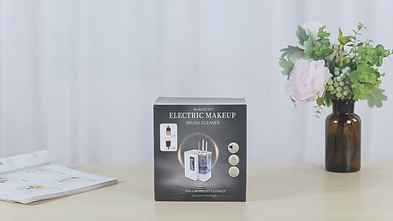 5 IN 1 Electric Makeup Brush Cleaner Machine With Makeup Brush Dryer Mulitfunctional Automatic Cosmetic Brushes Cleaner Tool